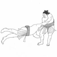 恵比寿の網打ち - 相撲の網打ち