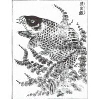 藻出鯉 - 絵本通宝志(享保14年・1729年)